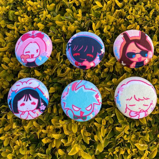 Alien Stage Bunny Plush Badges by nyxberyl