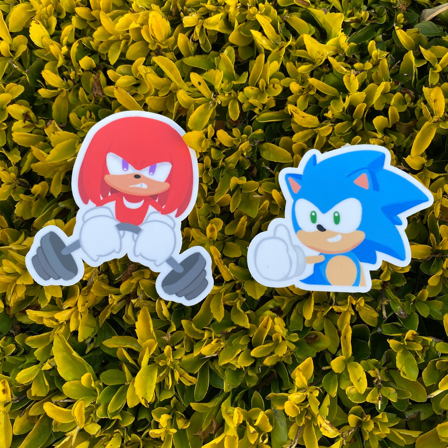 Sonic Die-Cut Stickers by nyxberyl