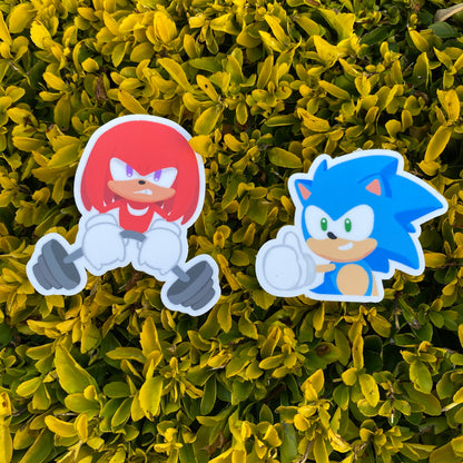 Sonic Die-Cut Stickers by nyxberyl