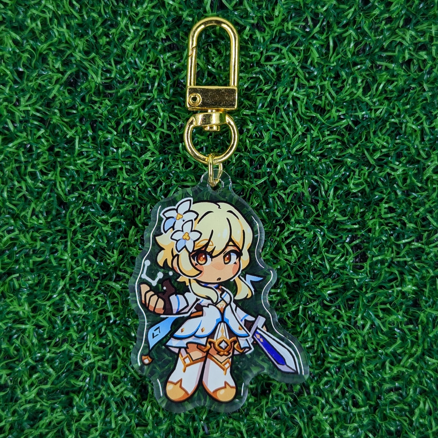 Genshin Acrylic Charms by actuallypunny