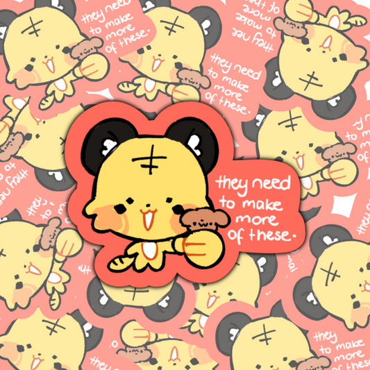 More of These Matte Die Cut Sticker by myorri