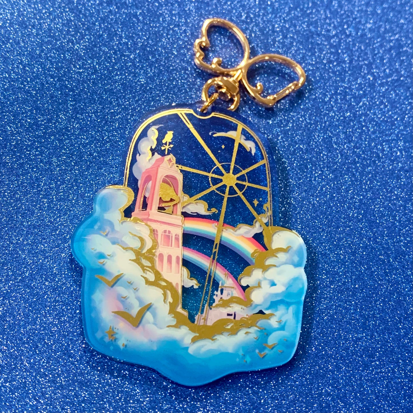 Belltower Foil Acrylic Charm by Hololucent