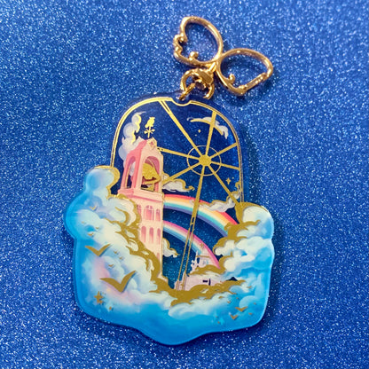 Belltower Foil Acrylic Charm by Hololucent