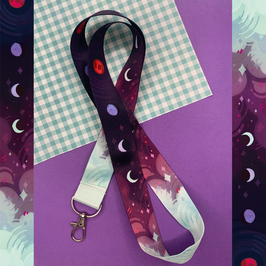Blood Moon Lanyard by Hololucent
