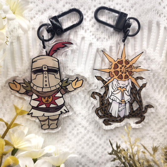 Dark Souls Acrylic Charms by thlurp
