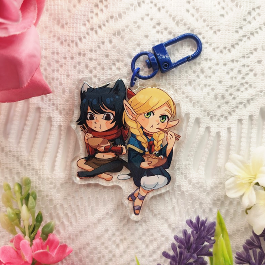 Marcille and Izutsumi Acrylic Charm by thlurp