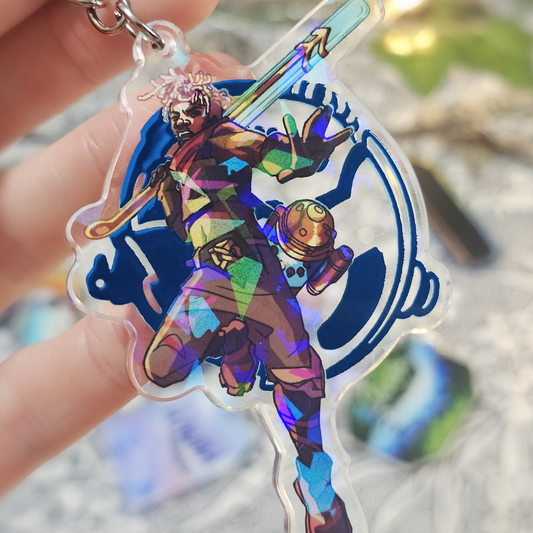 Ekko Arcane Foil Charm by Jackaranda Art