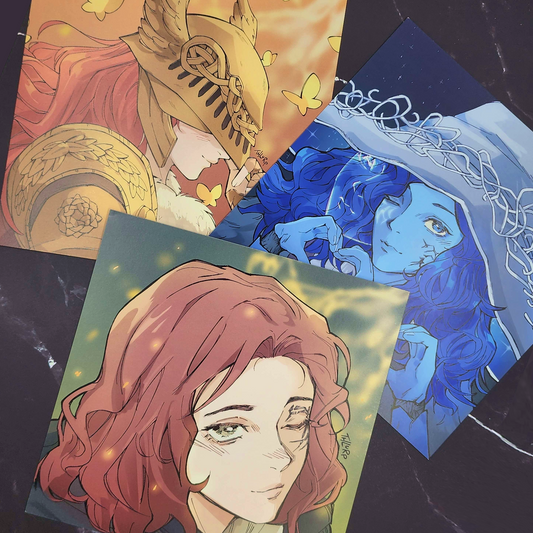 Elden Ring Square Postcard Prints by thlurp