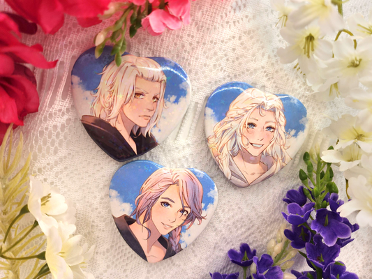 FFXIV Elpis Heart Button Badges by thlurp