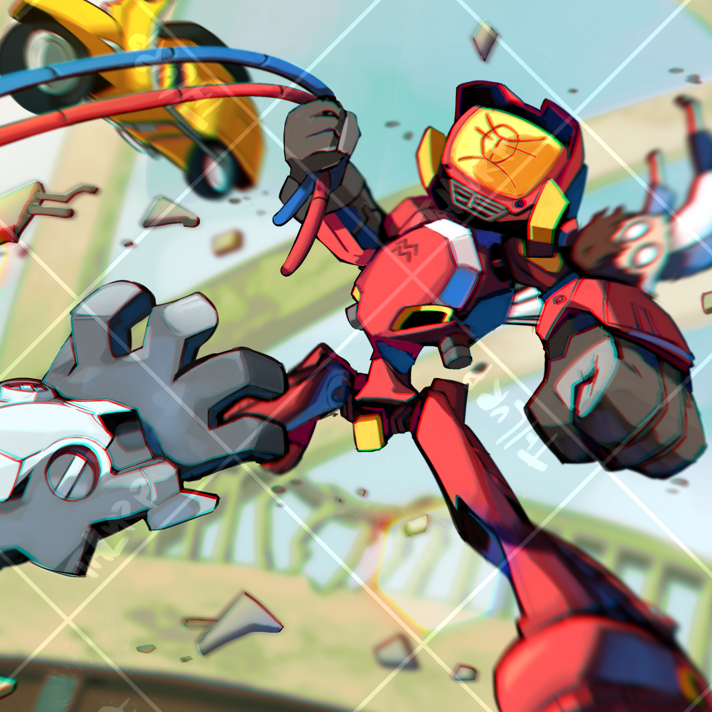 FLCL Canti A5 Print by thlurp