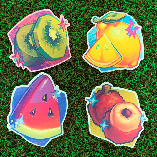 Fruit Stickers by Hololucent