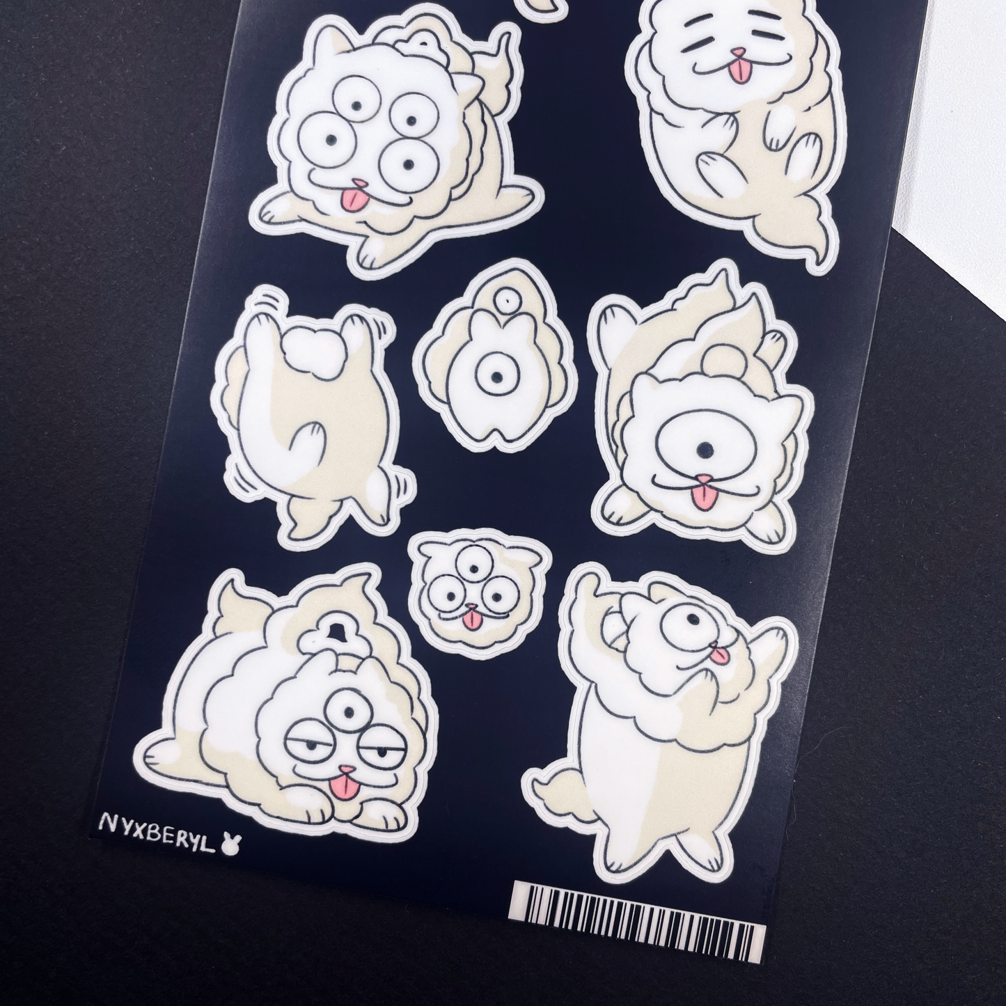Shirokun | HNK sticker sheet by nyxberyl