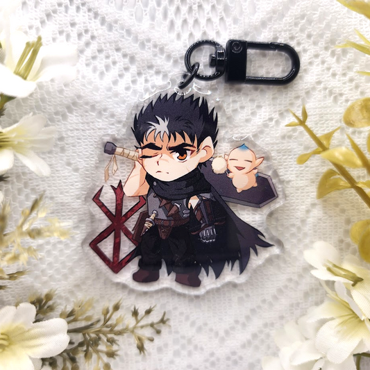 Guts Berserk Acrylic Charm by thlurp