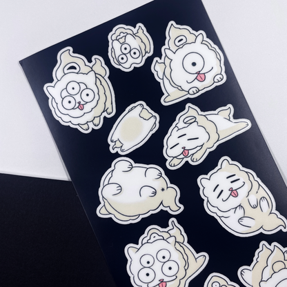 Shirokun | HNK sticker sheet by nyxberyl