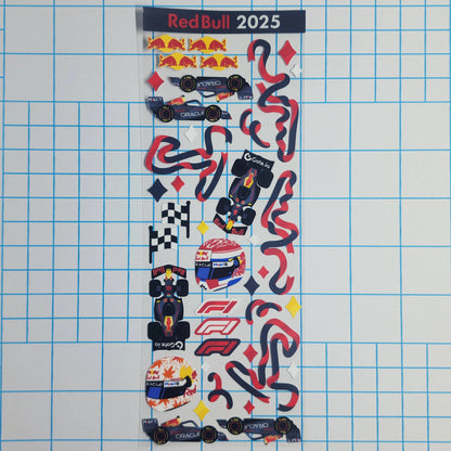 Red Bull Racing Formula 1 Deco Sticker Sheet by thlurp