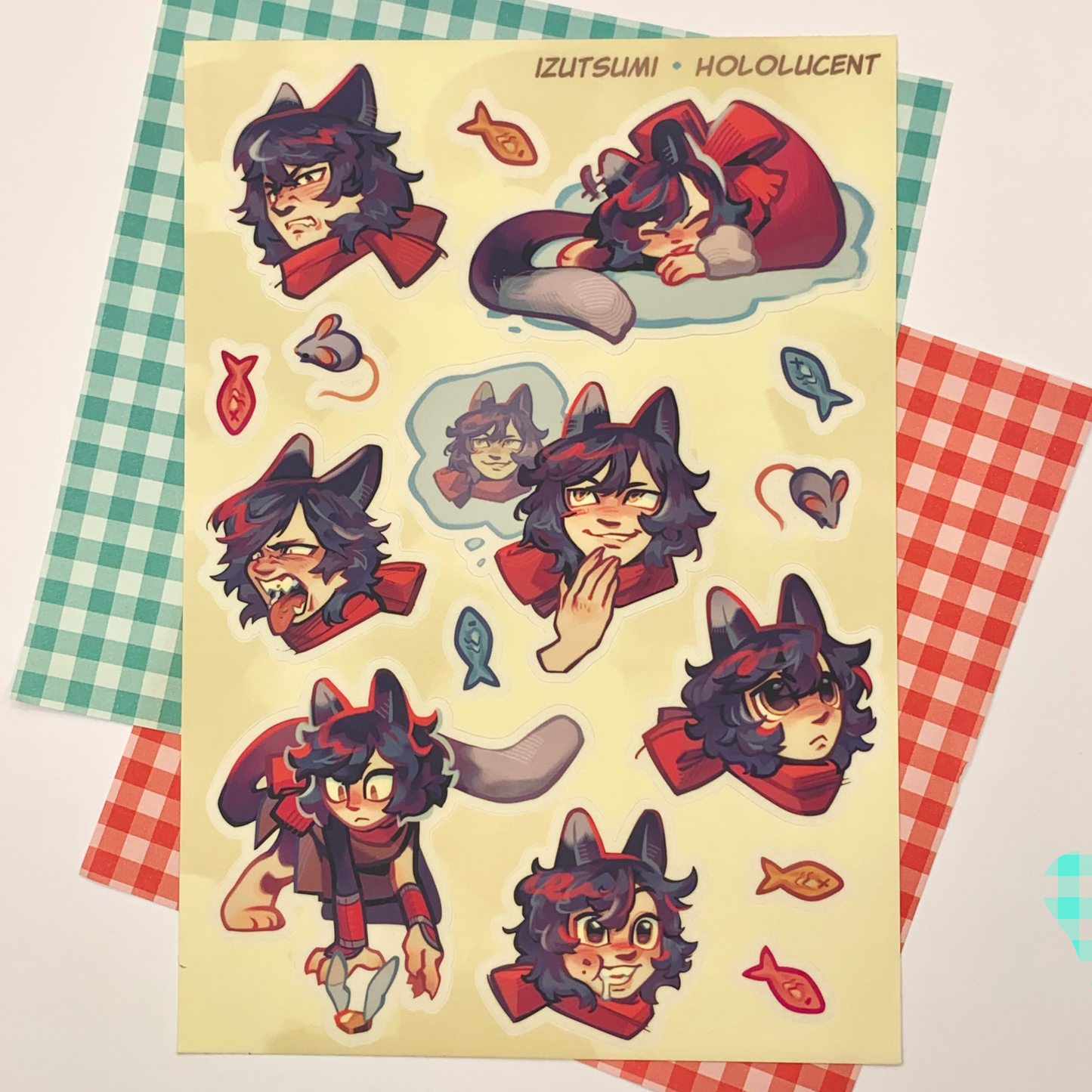 Izutsumi Sticker Sheet by Hololucent