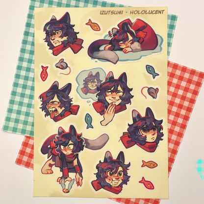 Izutsumi Sticker Sheet by Hololucent
