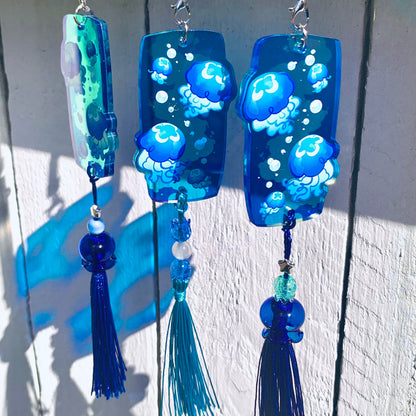 Jellyfish Tassel Charm by Hololucent