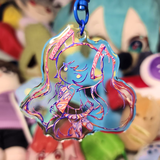 Kikuo Miku 5 Acrylic Charm by thlurp