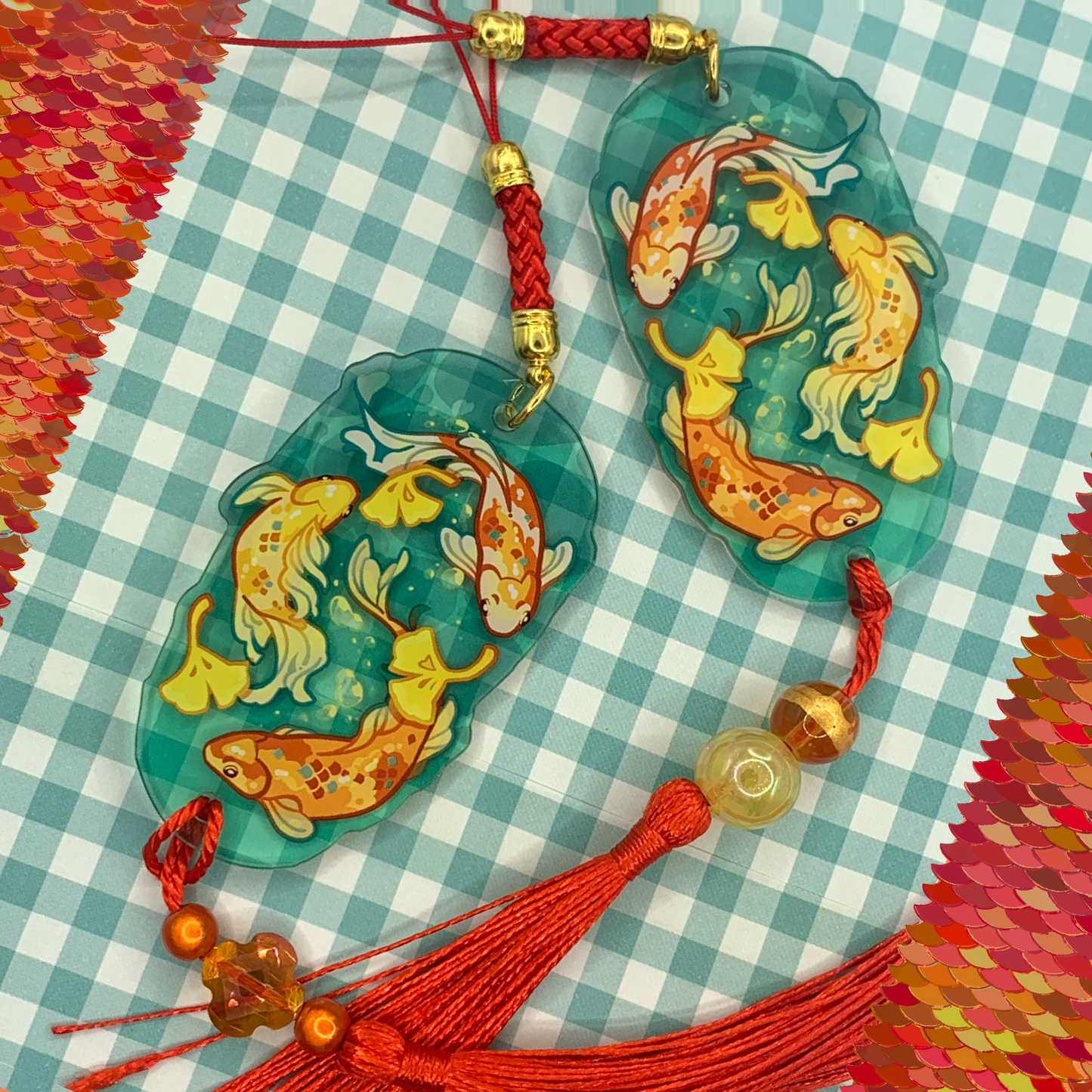 Koi Tassel Charm by Hololucent