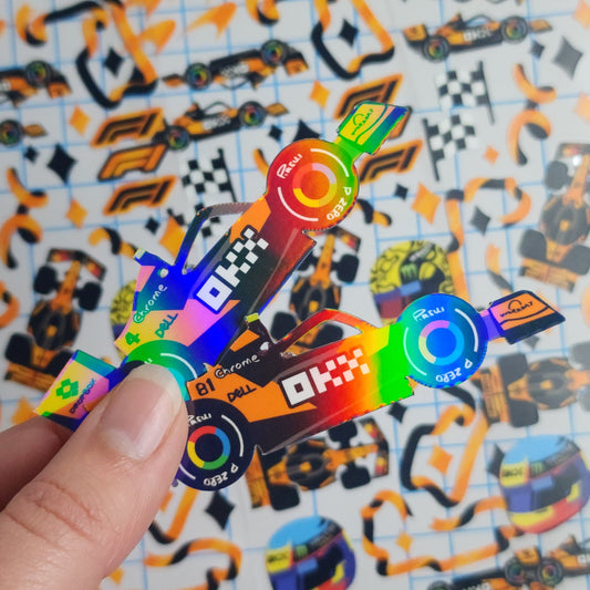 McLaren Formula 1 Team 2025 Die Cut Stickers by thlurp