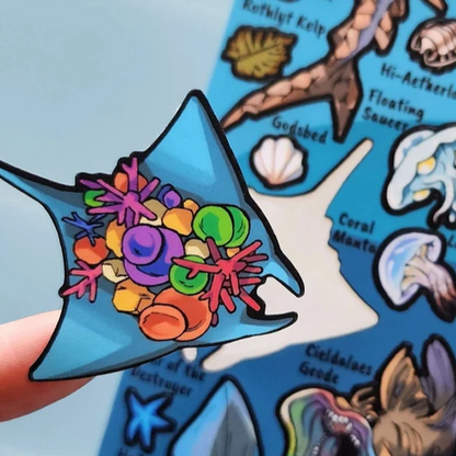 FFXIV Ocean Fishing Sticker Sheet by thlurp