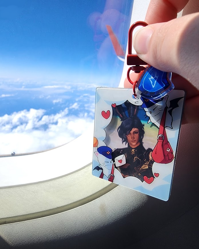 Moogle Mini Photocard Holder Charm by thlurp