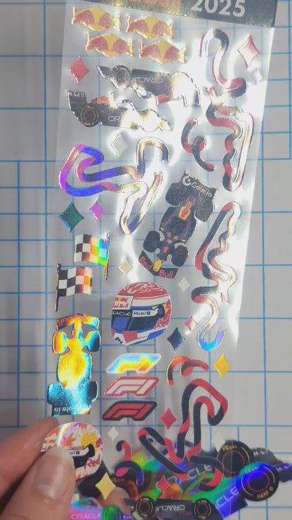 Red Bull Racing 2025 Formula 1 Die Cut Stickers by thlurp