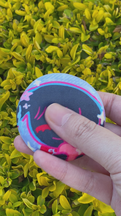 Alien Stage Bunny Plush Badges by nyxberyl