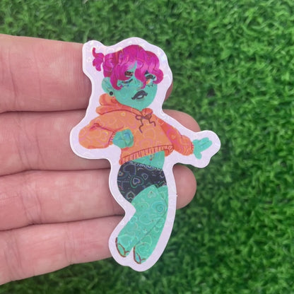 Loverboy Holographic Die Cut Sticker by Kaiioju