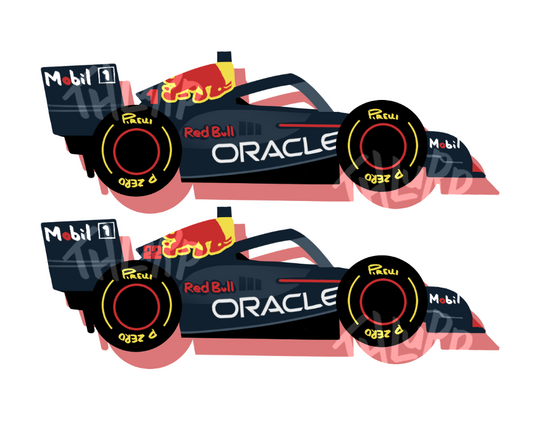 Red Bull Racing 2025 Formula 1 Die Cut Stickers by thlurp