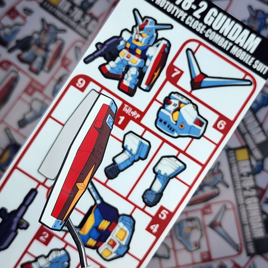 Gundam RX-78 Sticker Sheet by thlurp