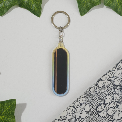 Crashing Waves Skateboard Charm by Jackaranda Art