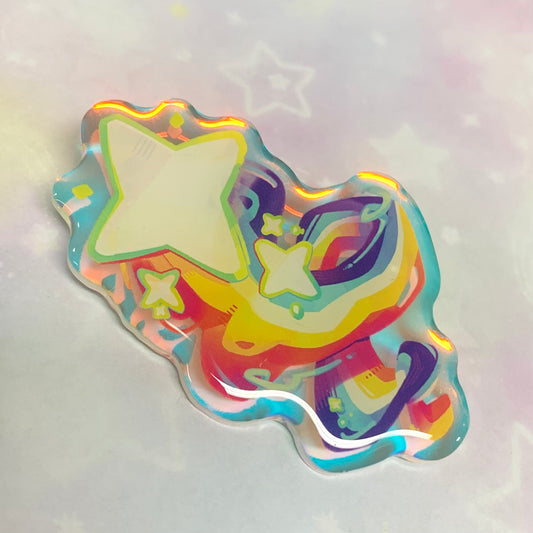 Shooting Star Pin by Hololucent