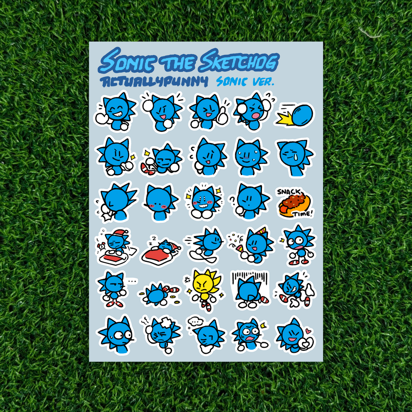 Sketchog Sticker Sheets by actuallypunny