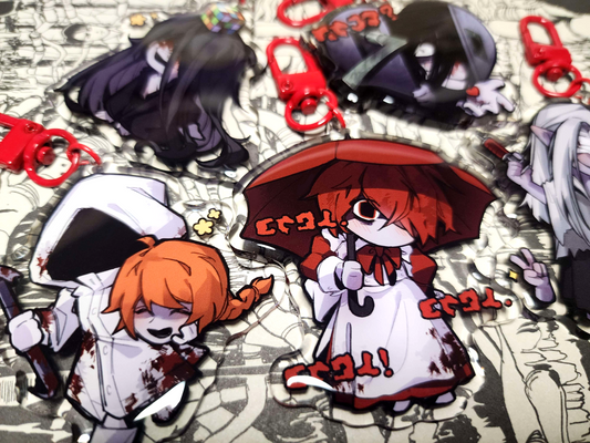 Homicipher Acrylic Charms by thlurp