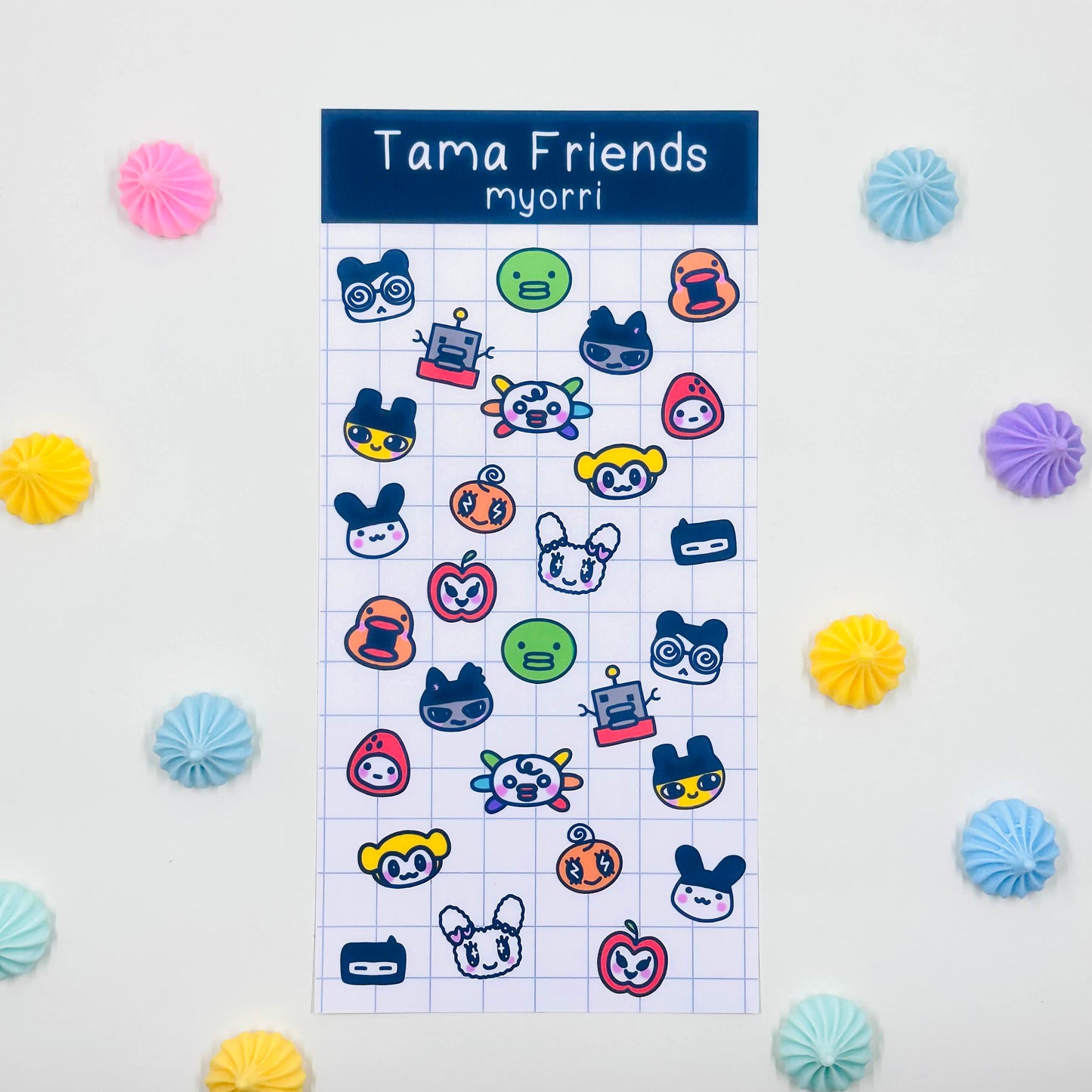 Tama Friends Sticker Sheet by myorri