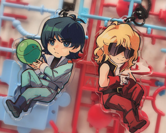 Kamille and Quattro Zeta Acrylic Charms by thlurp