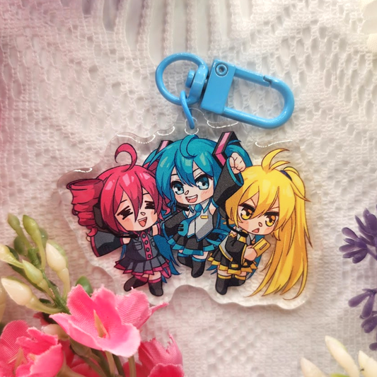 Triple Baka Acrylic Charm by thlurp